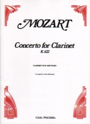 Concerto, K. 622 (Transposed to B-flat Major) - Clarinet and Piano