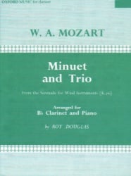 Minuet and Trio from Serenade, K. 361 - Clarinet and Piano