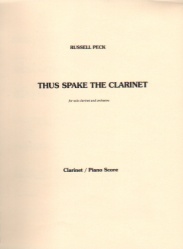 Thus Spake the Clarinet - Clarinet and Piano