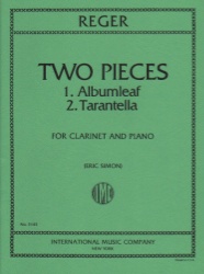 2 Pieces: Albumleaf and Tarantella - Clarinet and Piano