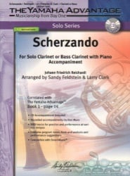 Scherzando (Bk/CD) - Clarinet (or Bass Clarinet) and Piano