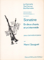 Sonatine - Clarinet and Piano