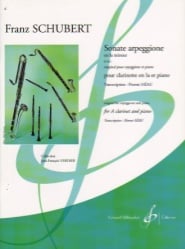 Sonata in A Minor, "Arpeggione," D. 821 - Clarinet in A and Piano