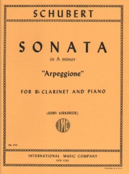 Sonata in A Minor, "Arpeggione," D. 821 - Clarinet and Piano