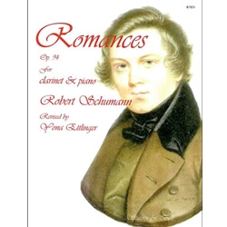 3 Romances, Op. 94 - Clarinet and Piano