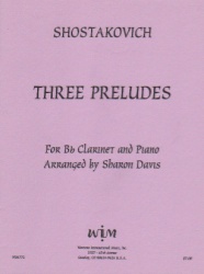 3 Preludes - Clarinet and Piano