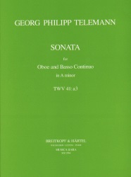 Sonata in A Minor TWV 41:a3 - Oboe and Piano