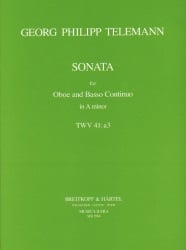 Sonata in A Minor TWV 41:a3 - Oboe and Piano