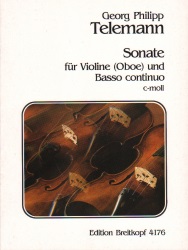 Sonata in C Minor, TWV 41:c6 - Violin (or Oboe) and Piano