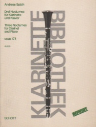 3 Nocturnes, Op. 175 - Clarinet and Piano