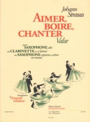 Aimer, Boire, Chanter Valse - Clarinet (or Saxophone) and Piano