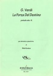 La Forza del Destino: Prelude to Act 3 - Clarinet and Piano