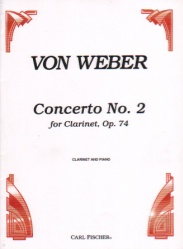 Concerto No. 2 in E-flat Major, Op. 74 - Clarinet and Piano