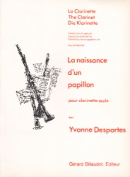 La Naissance d'un Papillon - Clarinet Unaccompanied