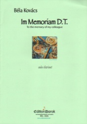 In Memoriam D. T. - Clarinet Unaccompanied