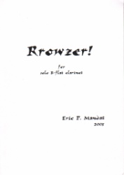 Rrowzer! - Clarinet Unaccompanied