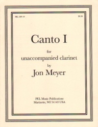 Canto 1 - Clarinet Unaccompanied