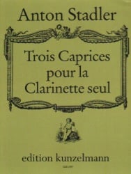 3 Caprices - Clarinet Unaccompanied