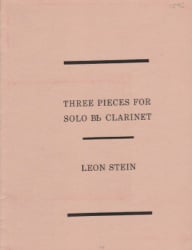 3 Pieces - Clarinet Unaccompanied