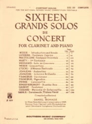 16 Grand Solos de Concert - Piano Accompaniment ONLY