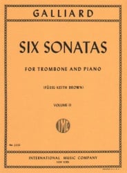 6 Sonatas, Volume 2 - Trombone and Piano