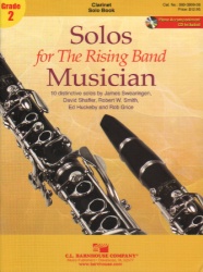 Solos for the Rising Band Musician, Grade 2 (Bk/CD) - Clarinet