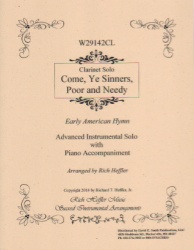 Come, Ye Sinners, Poor and Needy - Clarinet and Piano