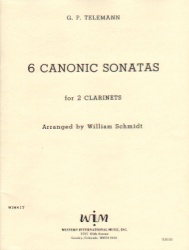 6 Canonic Sonatas - Clarinet Duet