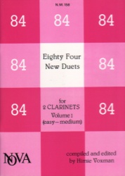 84 New Duets, Vol. 1 - Clarinet Duet