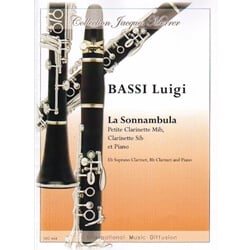 La Sonnambula - Clarinet Duet (E-flat and B-flat) and Piano