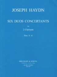 6 Duos Concertants, Volume 2: Nos. 4-6 - Clarinet Duet