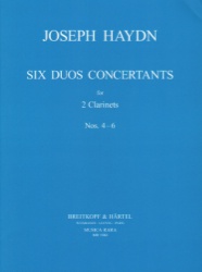 6 Duos Concertants, Volume 2: Nos. 4-6 - Clarinet Duet