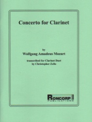 Concerto, K. 622 - Arranged for 2 Clarinets