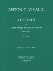 Concerto in A Minor RV 461 - Oboe and Piano