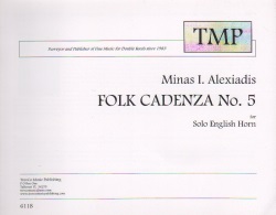 Folk Cadenza No. 5 - English Horn Unaccompanied