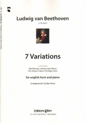 7 Variations on "Bei Mannern, welche Liebe fuhlen" - English Horn and Piano