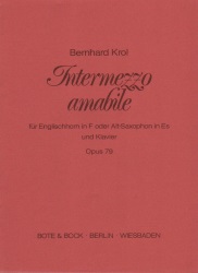 Intermezzo Amabile Op. 79 - English Horn (or Alto Sax) and Piano