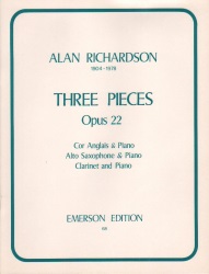 3 Pieces Op. 22 - English Horn and Piano