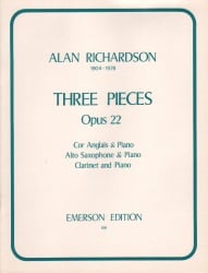 3 Pieces Op. 22 - English Horn and Piano