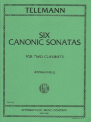 6 Canonic Sonatas - Clarinet Duet