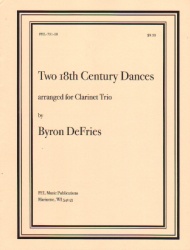 2 18th Century Dances - Clarinet Trio