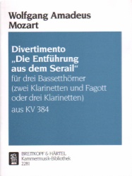 Divertimento from "Die Entfuehrung Aus Dem Serail" - Clarinet Trio