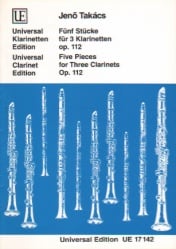 5 Pieces, Op. 112 - Clarinet Trio