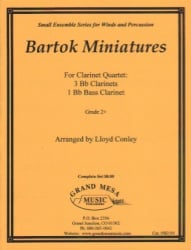 Bartok Miniatures - Clarinet Quartet