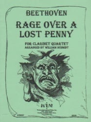 Rage over a Lost Penny - Clarinet Quartet