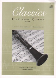 Classics for Clarinet Quartet, Vol. 2 (Full Score)