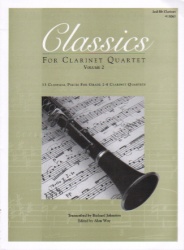 Classics for Clarinet Quartet, Vol. 2 (Clarinet 2 Part)