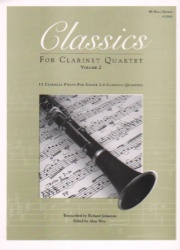Classics for Clarinet Quartet, Vol. 2 (Bass Clarinet Part)