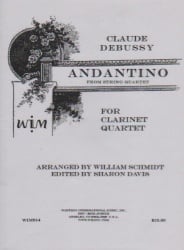Andantino for String Quartet - Clarinet Quartet