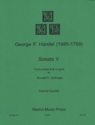 Sonata No. 5 - Clarinet Quartet